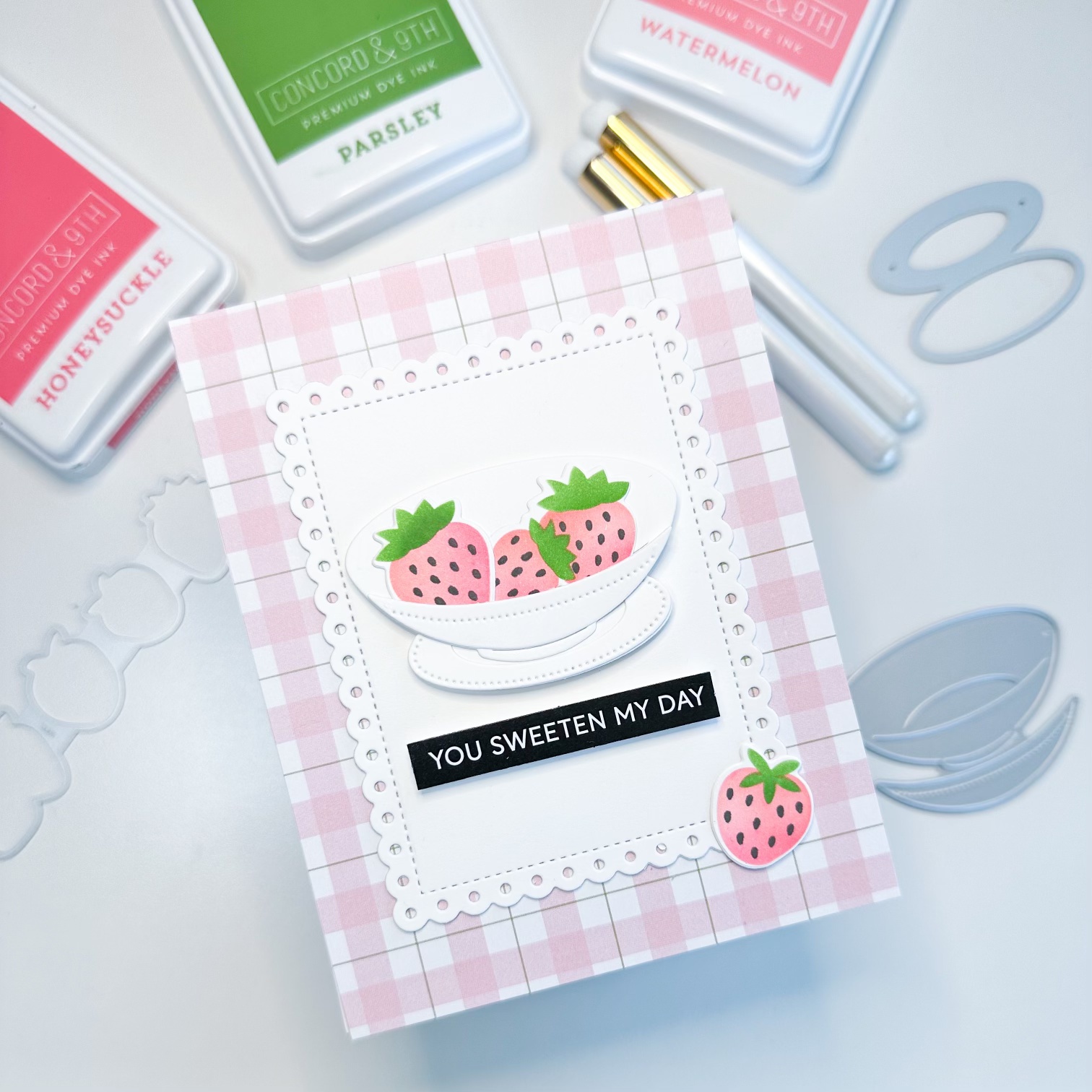 Waffle Flower: Berry Sweet Card
